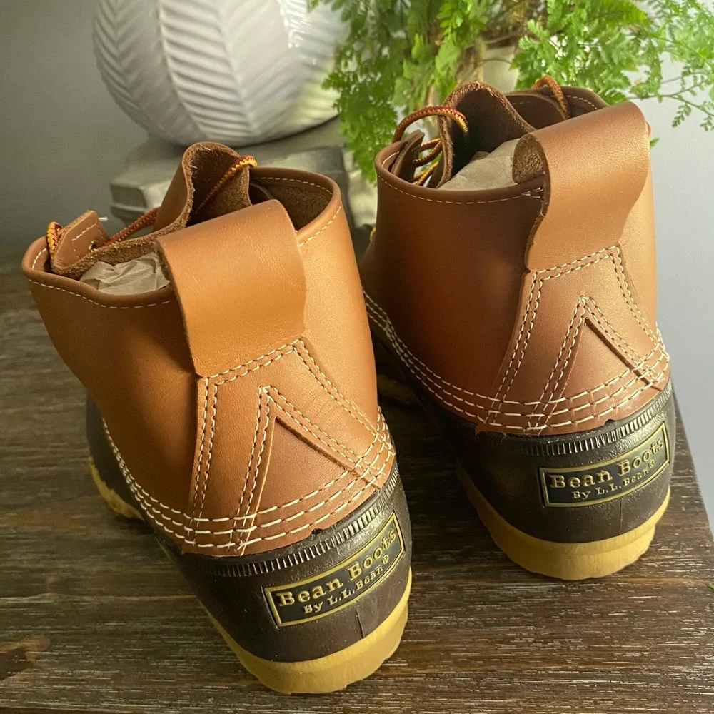 L.L. Bean Mens 10 6” Bean Duck Boots Hunting Fishing Camping‎ Outdoors Tan Brown